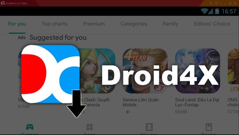 Cài App iWin Club bằng Droid4X giả lập Android